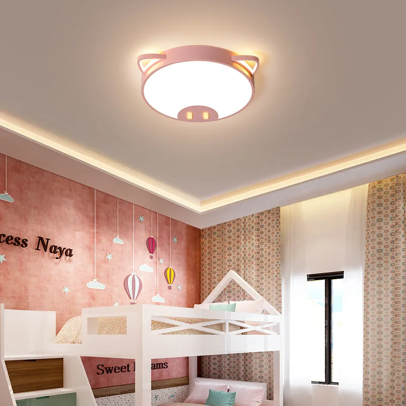 

Bedroom lamp children lamp boy and girl room lamp warm creative cartoon children bedroom led ceiling lamp