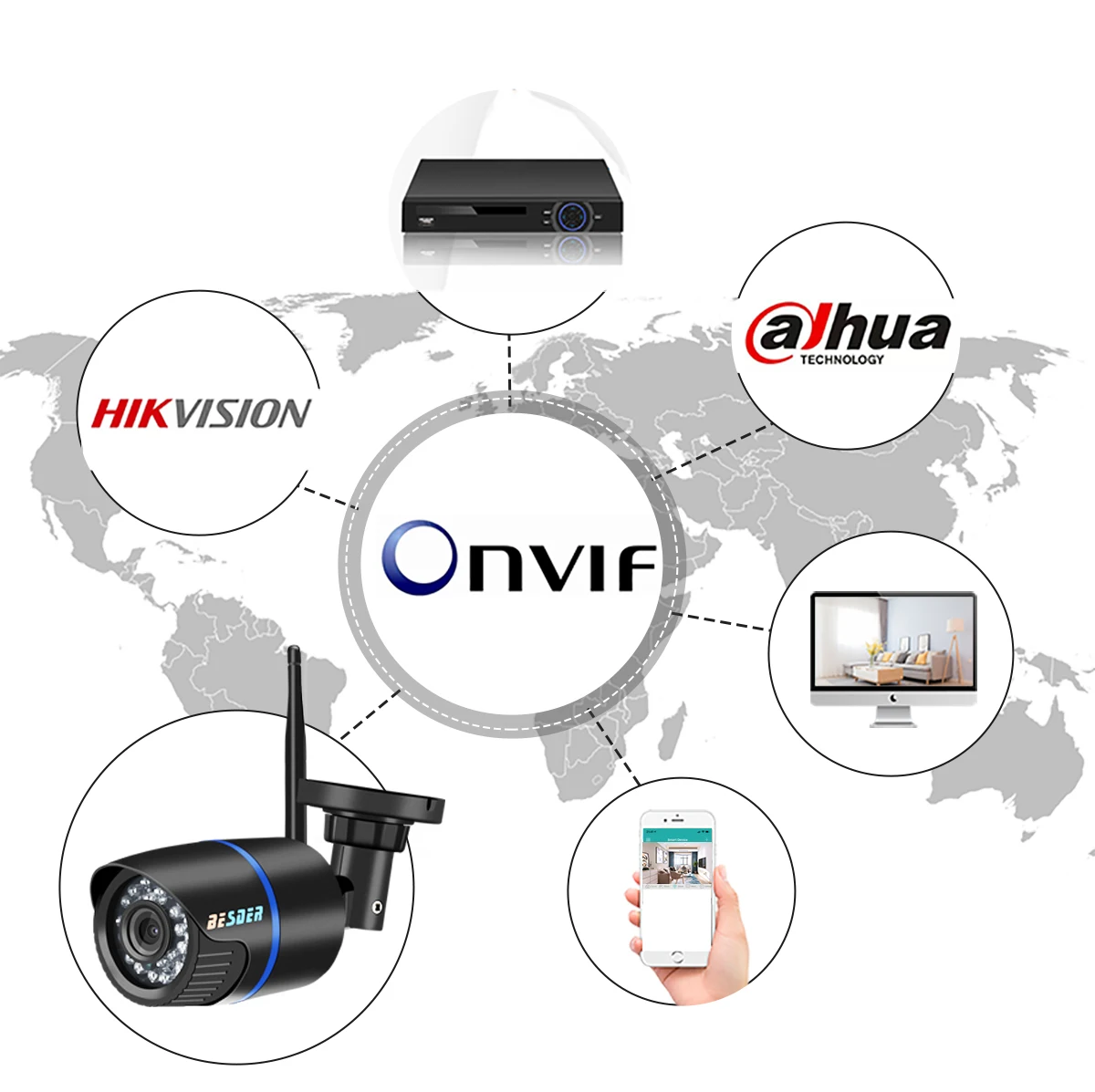 BESDER1080P IP камера Wifi ИК ночного видения SD карта беспроводная камера 2MP аудио запись пуля Onvif CCTV наружное видеонаблюдение