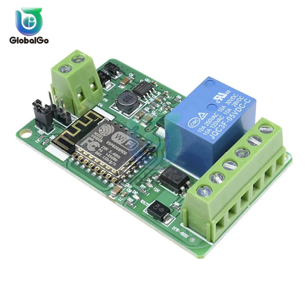 DC 12V 7-24V ESP8266 ESP-12F Wireless Wifi Module Relay ESP12F 802.11b/g/n 2.4GHz | Relays