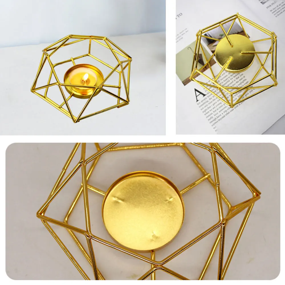 Подсвечник орнамент геометрический минималистский декор свадебный домашний