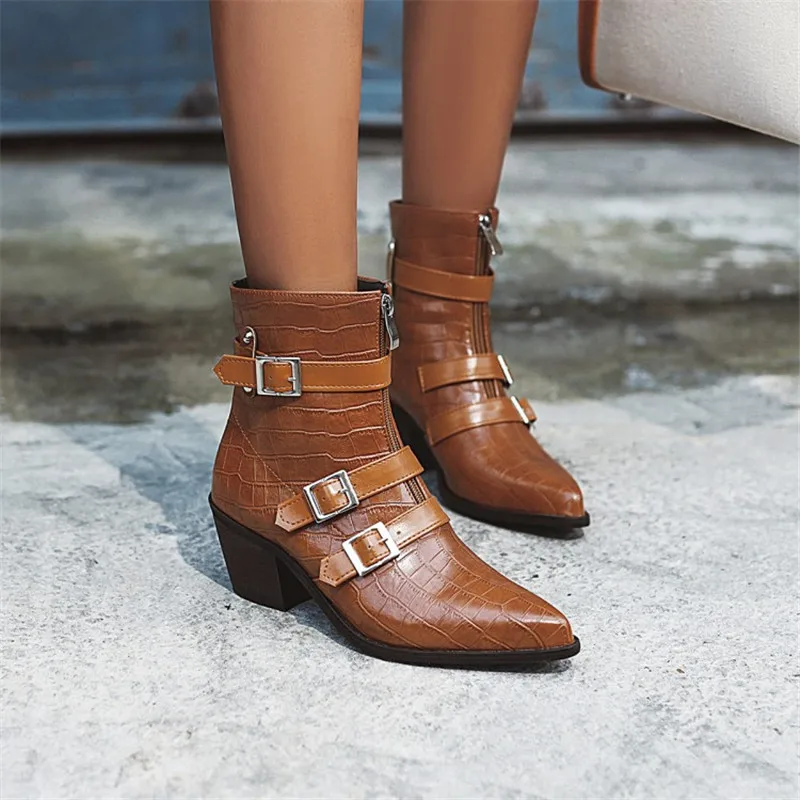 Черные ботильоны Martin из искусственной кожи с шипами Женские мотоциклетные