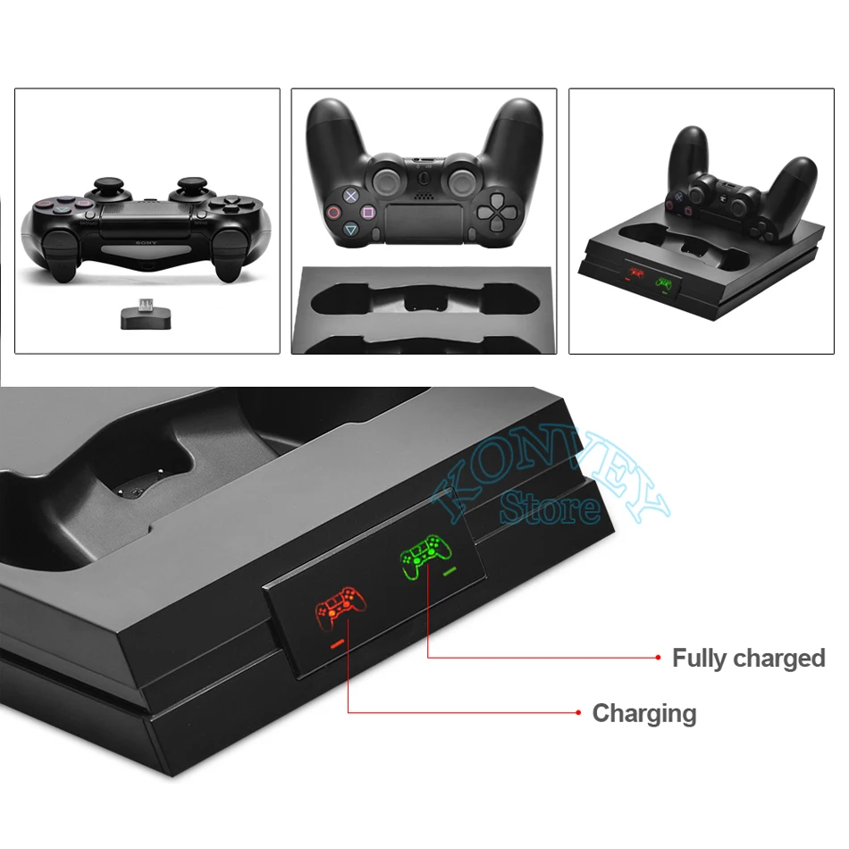 2020 PS4 Pro тонкий контроллер PS 4 аксессуары геймпад зарядное устройство Подставка