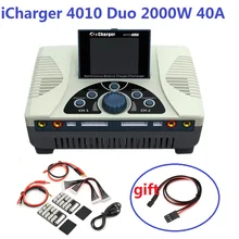 iCharger 4010 Duo 2000W 40A DC Dual Battery Balance Charger Discharger for 1-10S Lipo Battery