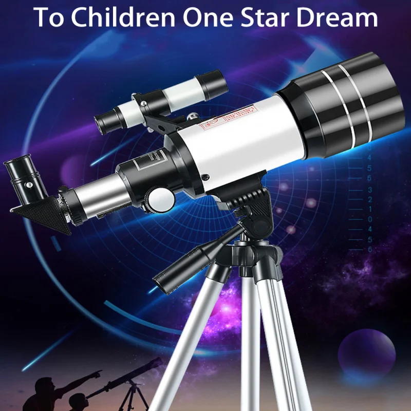 

150 Times Zoom Professional Astronomical Telescope HD Powerful Binoculars Monocular Night Vision Gift for Kids Tourism Star Moon