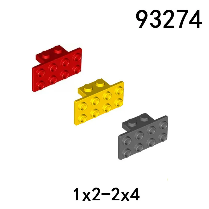 20 шт./лот серия MOCs детали кронштейн 1x2 2x4 специальные пластины сделай сам