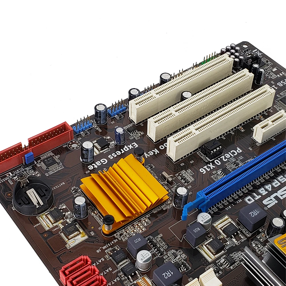 Материнская плата Asus P5P43TD для настольных ПК P43 с разъемом LGA 775 для Core 2 Duo DDR3 16G SATA2 ATX оригинальная б/у материнская плата