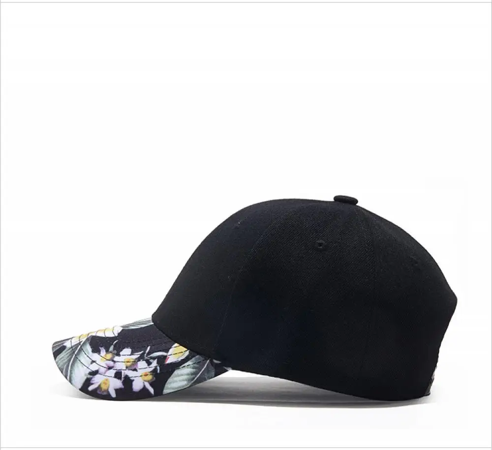Flowers and Plants Style Pattern Baseball Cap Wild Caps Unisex Men Autumn Spring Sport Uv50+Flat Along Sun Hats