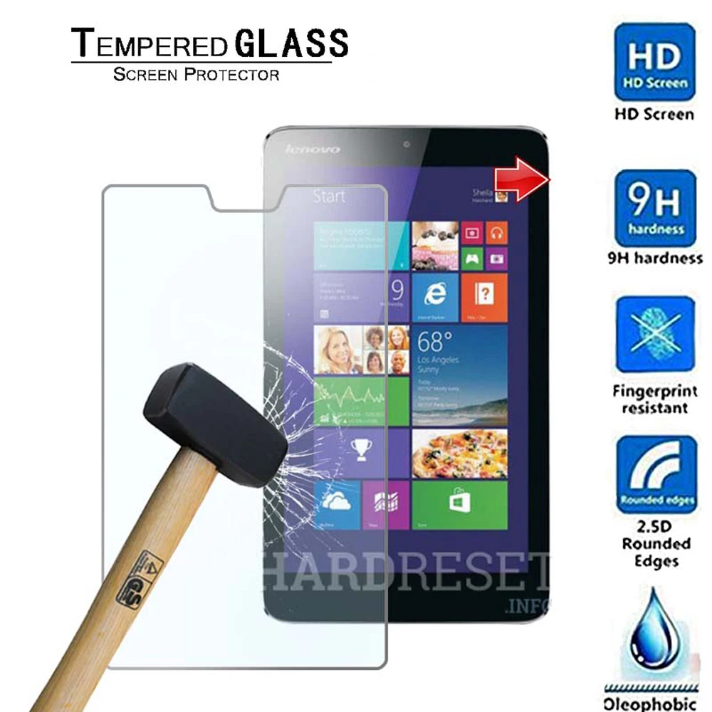 

Waterproof Tempered Glass Screen Protector for Lenovo TAB 2/Tab 4/Tab 7/Tab 8/Tab E8/Tab S8/Tab 3 Tablet Protective Film