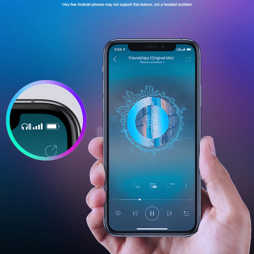 Беспроводные наушники Newmsnr M7 с поддержкой Bluetooth 5 0 и ЖК дисплеем|Наушники