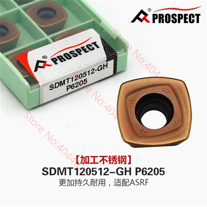 

PROSPECT SDMT120512-GH /SDMT150512-GH P6205 CARBIDE INSERT 10PCS/BOX