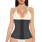 Латексный тренировочный пояс для талии, 9 стальных костей, Женский корсет и корсет, моделирующий ремень, корректирующий фигуру, песочные часы для контроля живота, пояс для похудения