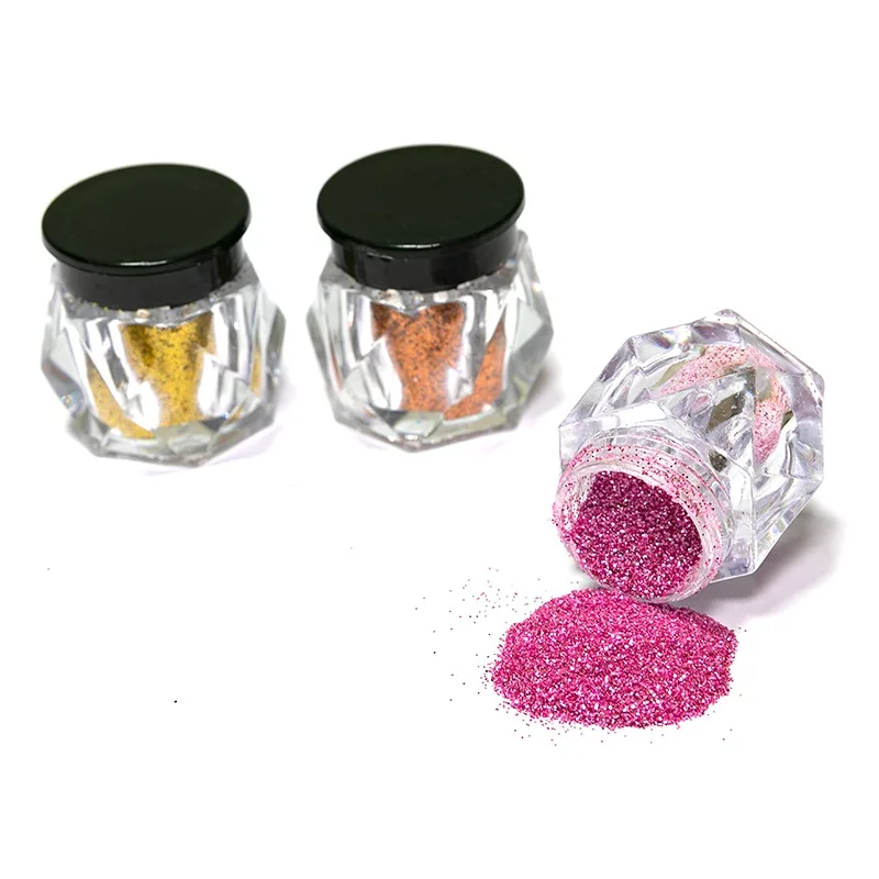 

12 Bottle Glitter Crystal Powder Set For Eyeshadow Shimmer Delicate Long-Lasting Shiny Face Powder Body Glitter