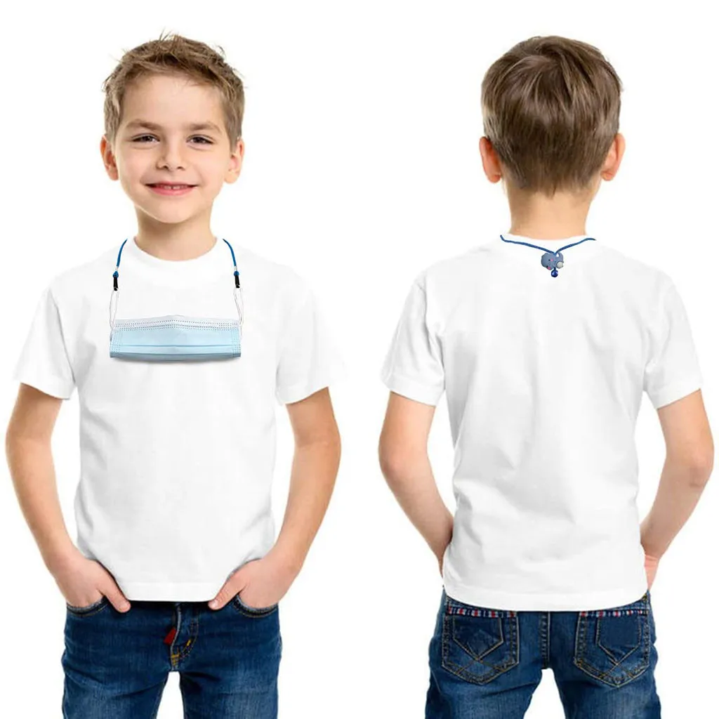 5 шт. Регулируемый декоративный шнурок с милым динозавром портативный на шею