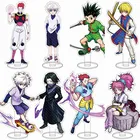 HUNTER x HUNTER Аниме Killua Zoldyck Kurapika брелок Двусторонняя Косплей Аниме Фигурка акриловая модель на подставке игрушка