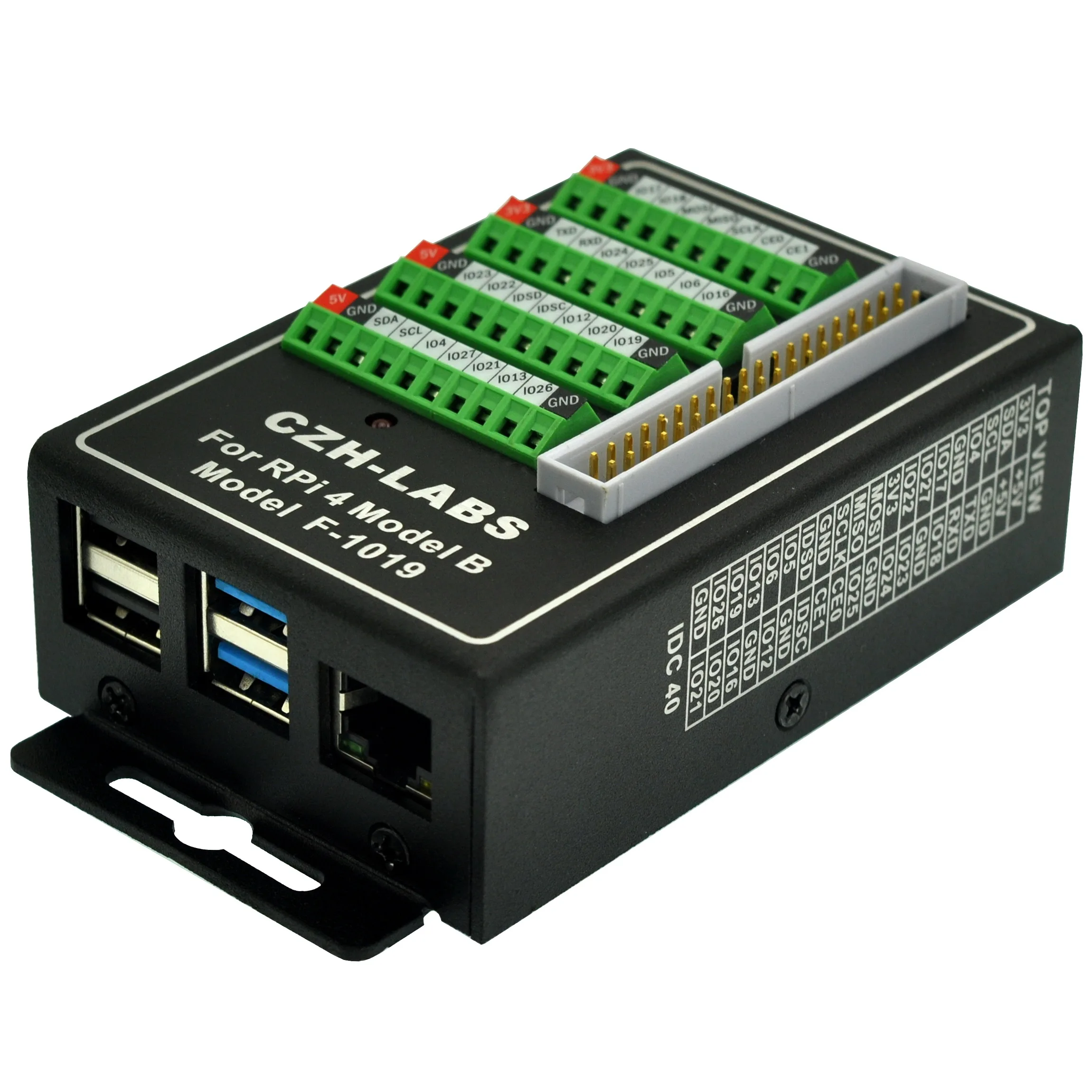 Модуль отключения клеммной колодки RPi с корпусом для Raspberry Pi 4 Model B | Обустройство
