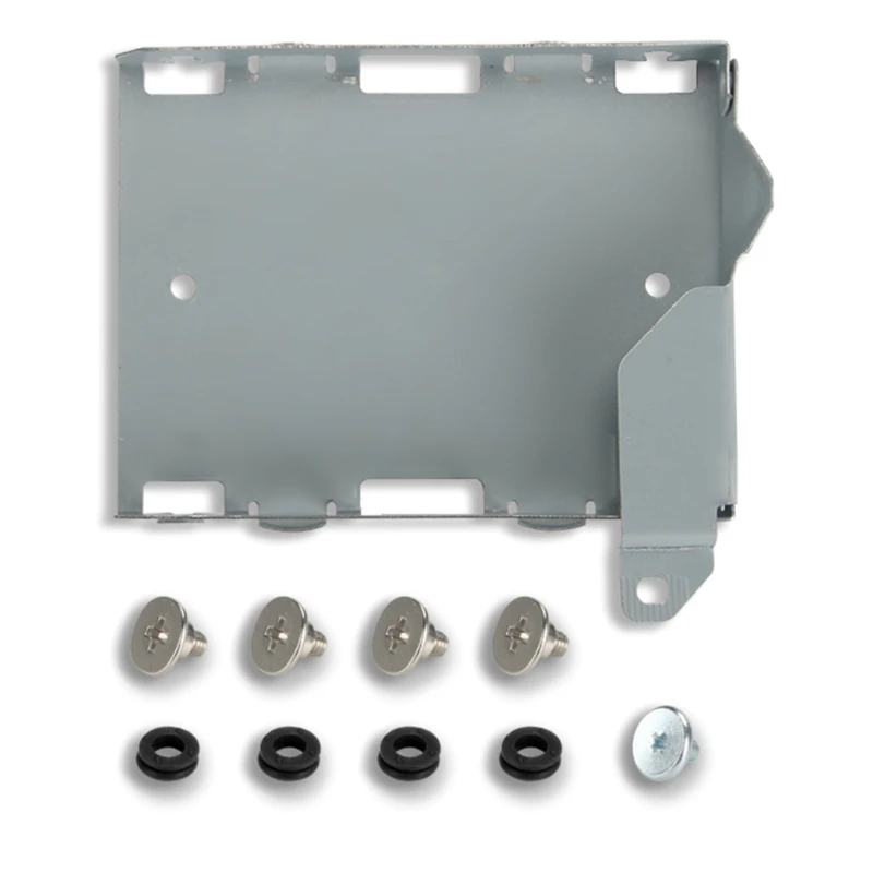 

H7JF Hard Disk Drive Bay CUH-1000 1100 HDD Mounting Bracket Tray Holder Hard Drive Caddy with Mount Screw Compatible with PS4