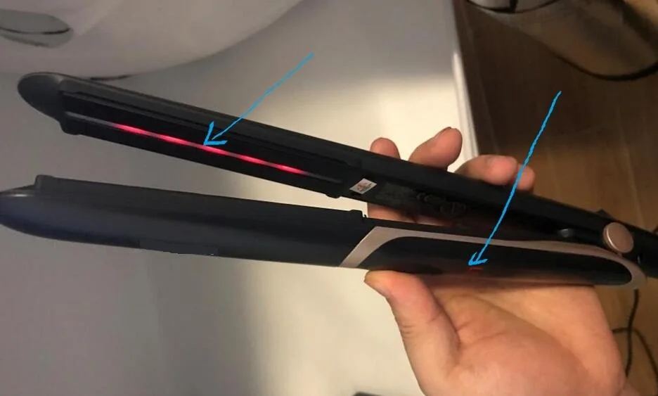 2 in 1 Tourmaline Ceramic Far-Infrared Hair Straightener Curler Curling Straightening Wide Plate Flat Iron Styling Tools | Красота и