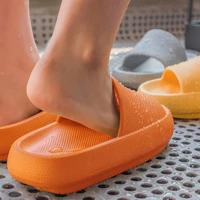 2021 women summer fashion slippers slide sandals beach high heels shower thick soft sole men ladies boys girls bathroom shoes