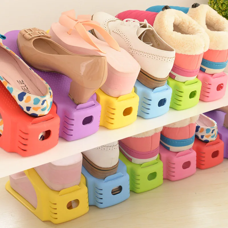 Прочный регулируемый органайзер для обуви экономия места в шкафу шкаф стенд
