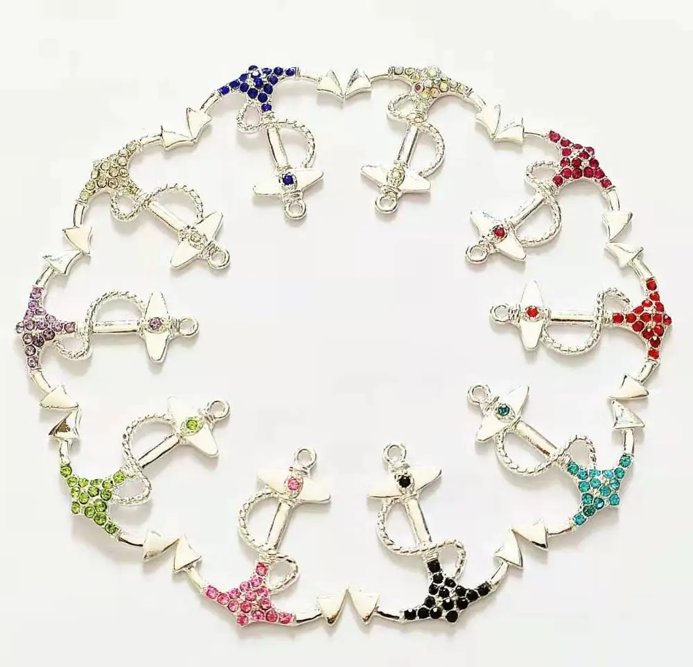 

10pcs anchor charms for women DIY jewelry accessories