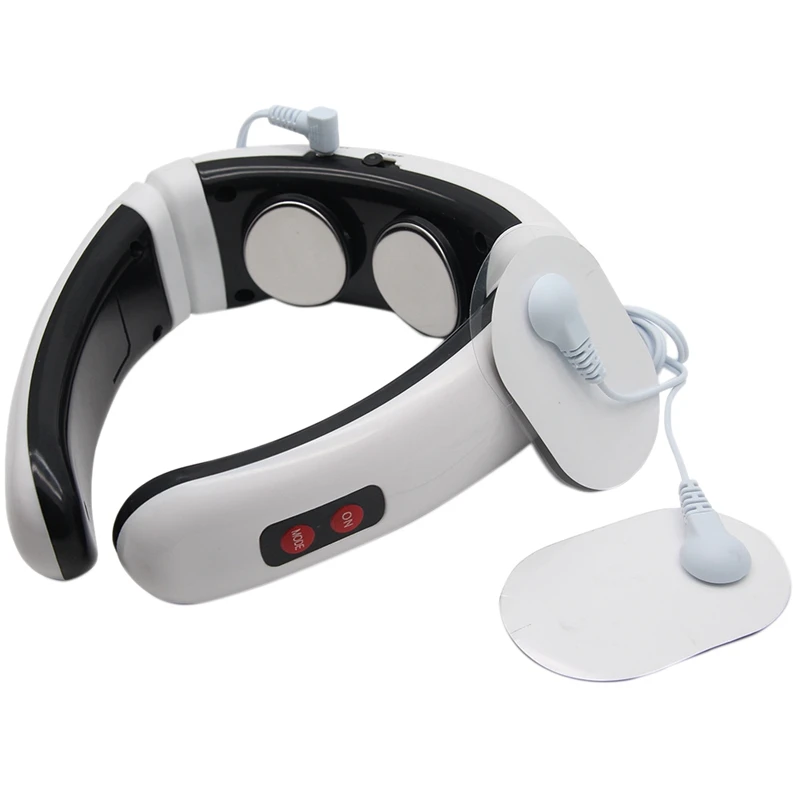 

Back Neck Massager Portable Electric Neck Massager Electric Pulse Pain Relief Health Relax