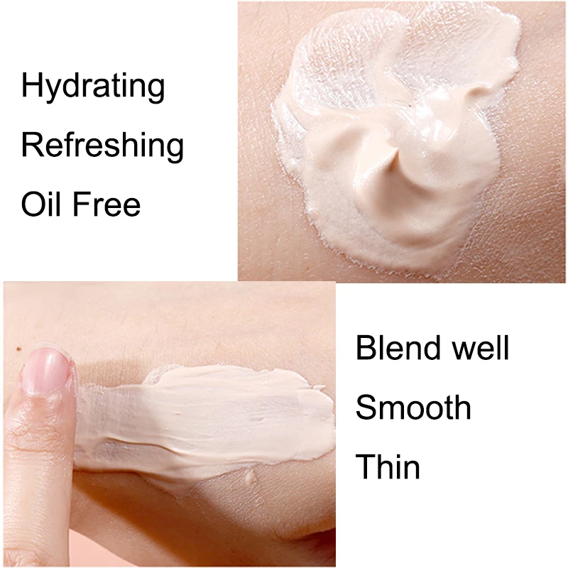 Увлажняющий праймер 35 мл без масла основа для сужения пор гладкая осветления