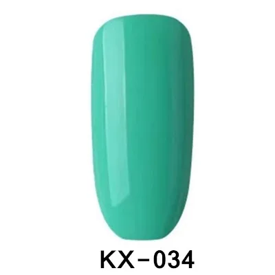 KX034 Gel 8ML KODIES зимний цветной гель лак глазурь замачиваемый УФ светодиодный гель для ногтей художественный Гель-лак для ногтей Vernis Полупостоянный лак для ногтей 8 мл Gellak - Цвет: KX034 Gel 8ML