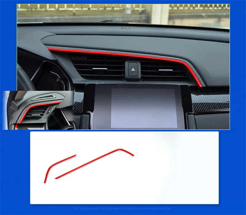 Обшивка Рамы воздуховыпускного отверстия автомобиля из АБС-пластика 2 цвета