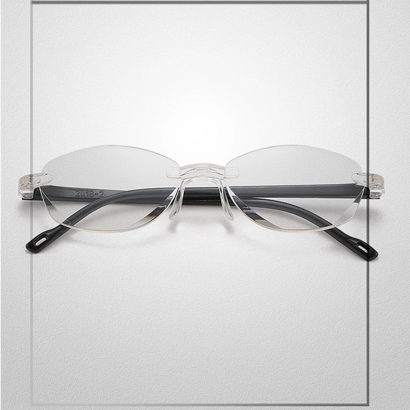 Очки бифокальные для чтения без оправы с защитой от сисветильник|Мужские очки