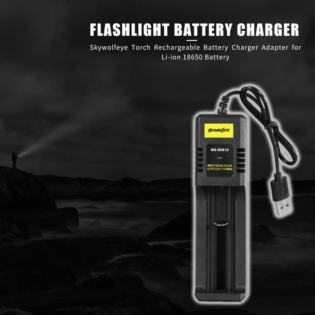 1 слот для Батарея USB Зарядное устройство адаптер светодиодный смарт ing