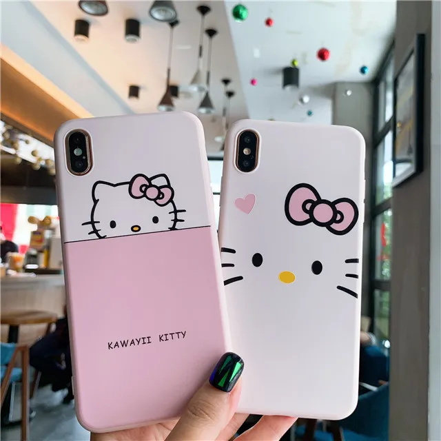 Чехол для телефона iPhone X Xs 7 8 6 6S Plus с мультяшным рисунком XR XS Max мягкий чехол |