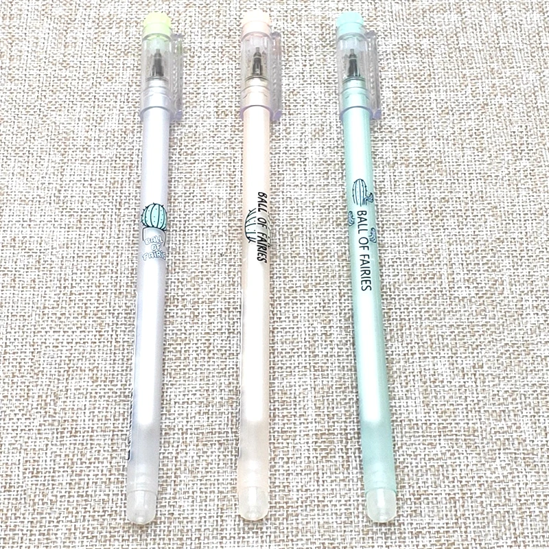 Гелевая ручка с кактусами 0 38 мм стираемая стержень синими чернилами ручки для