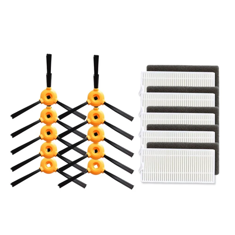 roller main brush hepa filters side brush for EcoVacs Deebot 500 600 601 Robotics Vacuum Cleaner parts Accessories replacement