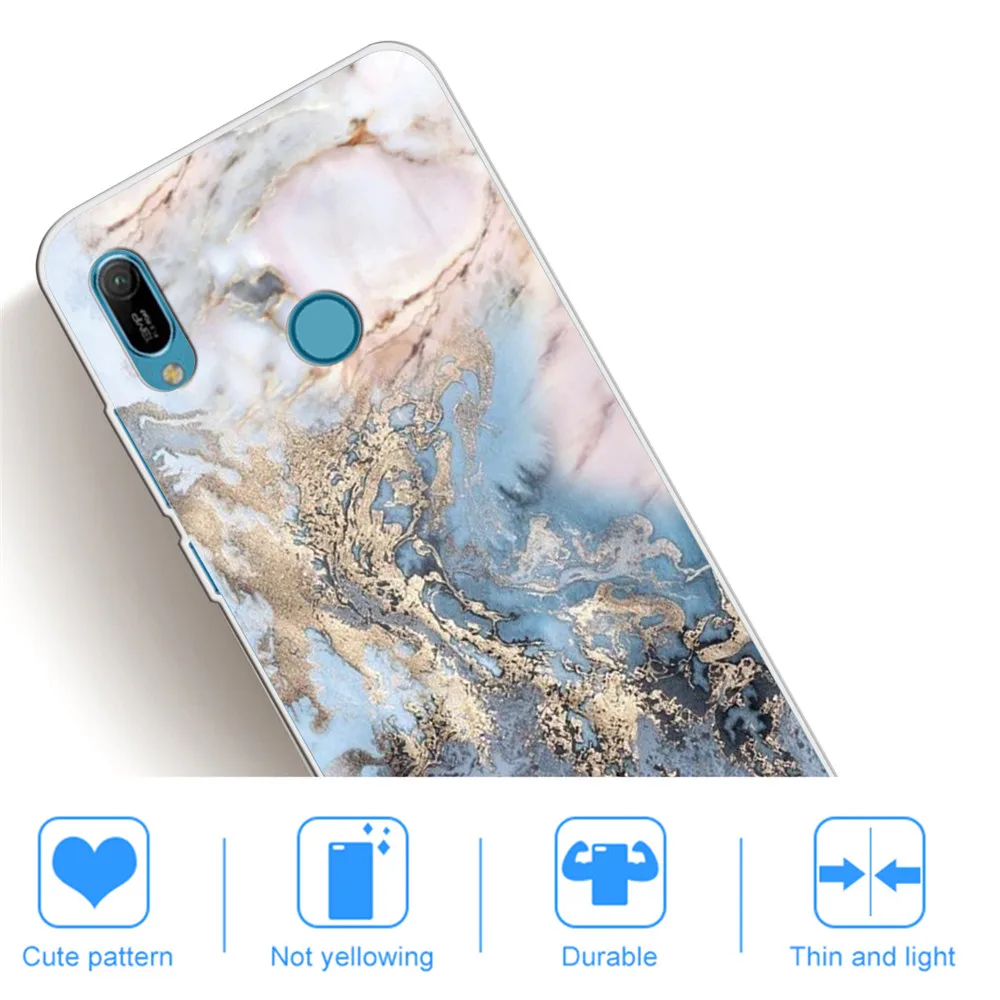 Мраморный чехол Xinch для Huawei Honor 10i 20i 8A 8S 9X Pro задняя крышка 10 Lite 20 телефона мягкий