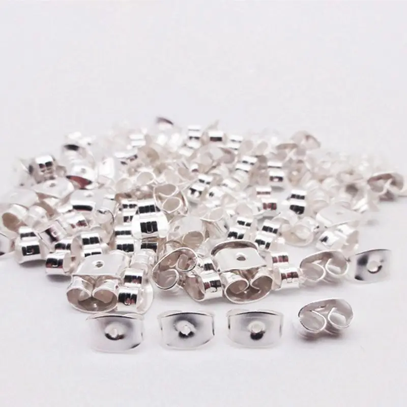 

300 Pcs Earring Backs, Earring Backings 3 Styles Earring Back Clips Bullet Shape Earring Backs Butterfly Metal Silicone