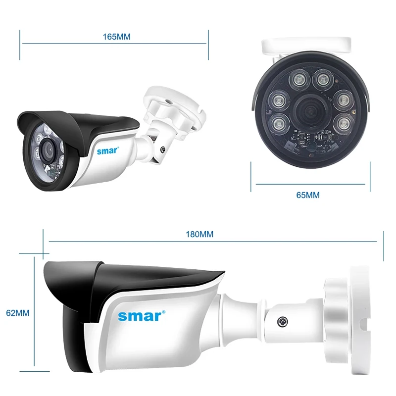 Smar 8CH 1080N AHD DVR CCTV Системы 1.0MP/2.0MP ИК Ночное видение на открытом воздухе
