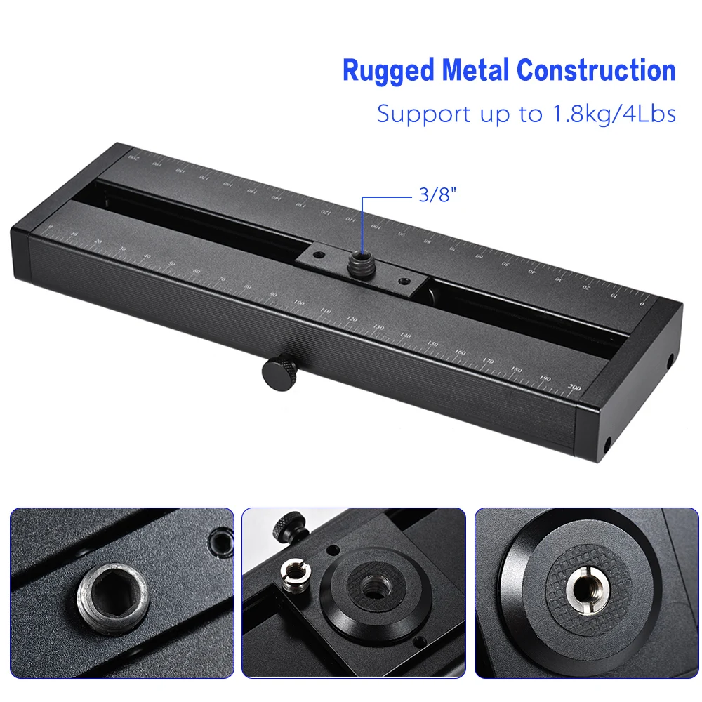 Мини 2 двухсторонней демпфирующей Камера ползунок направляющий рельс для