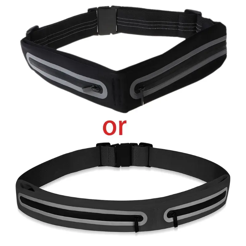 

Running Belt Reflective Waist Fanny Pack Phone Holder Waterproof Fitness Pouch