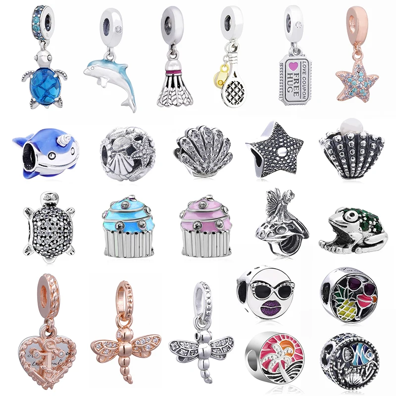 Бусины подвески в летнем стиле с черепаховым дельфином подходят для