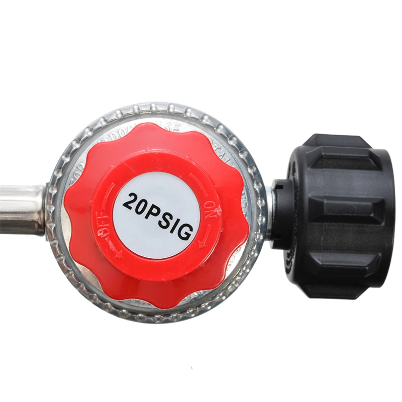 20PSI регулятор пропанового газа клапан горелка-гриль для барбекю ВОК фритюрница давление редукционный клапан с 46 ''шланг клапан инструмент
