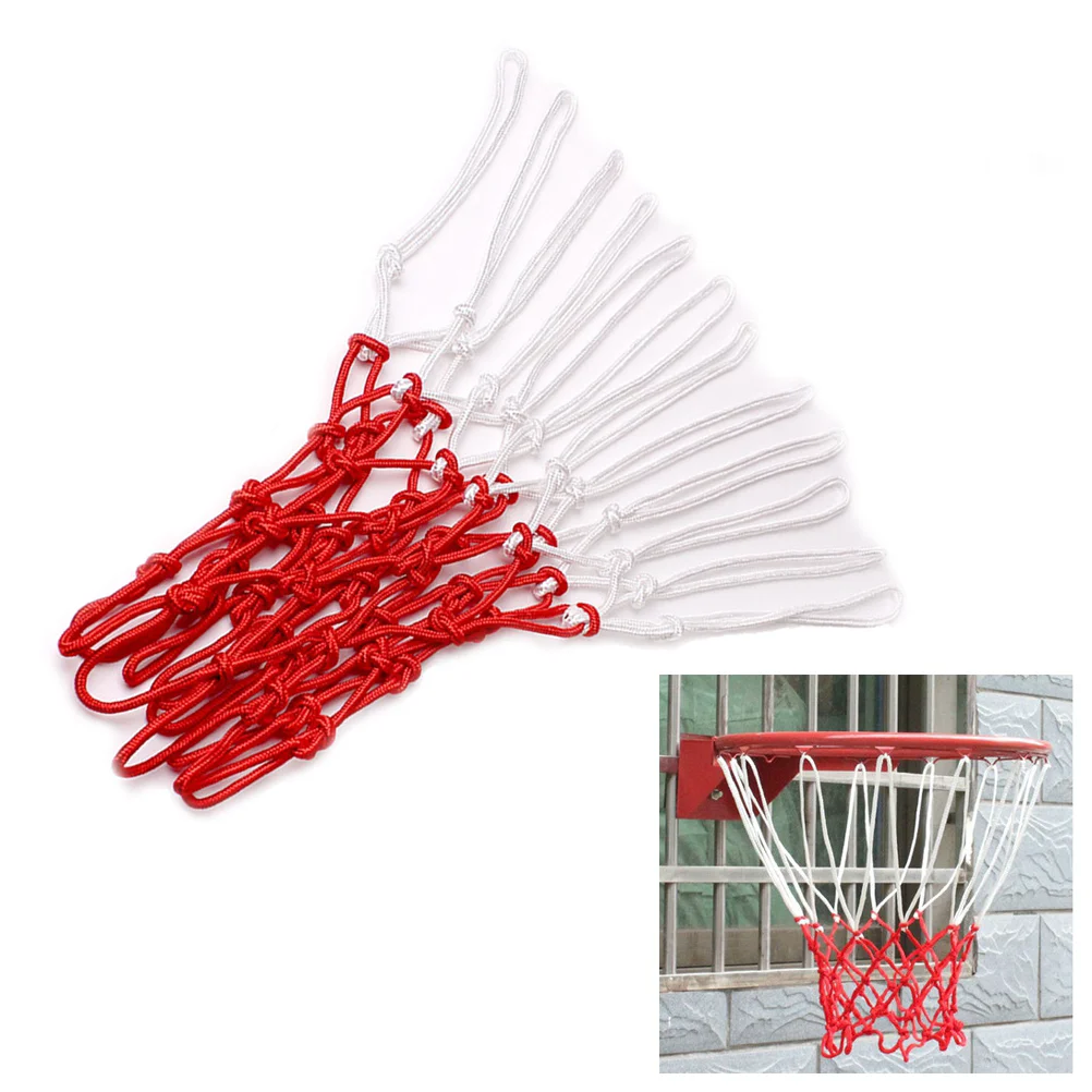 

Нейлоновая плетеная Профессиональная баскетбольная сетка стандартного размера, сменная баскетбольная сетка для любых погодных условий, т...
