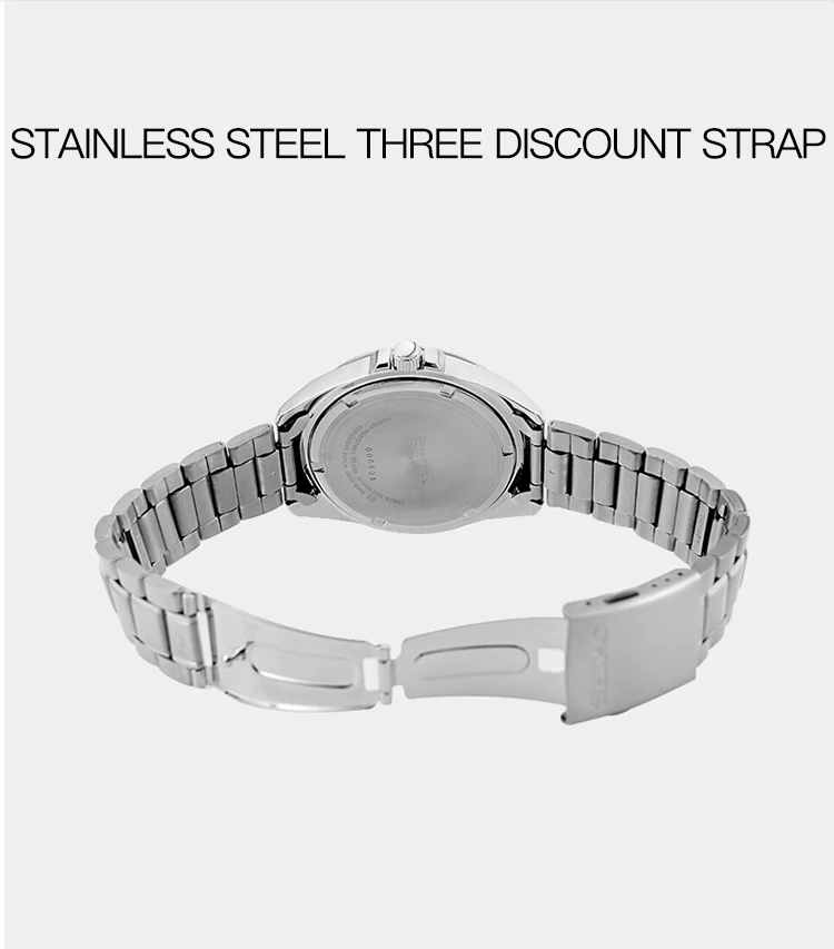 SEIKO Официальный продукт часы Мужские Простые кварцевые часы бизнес тренд мужские часы водонепроницаемые мужские наручные часы