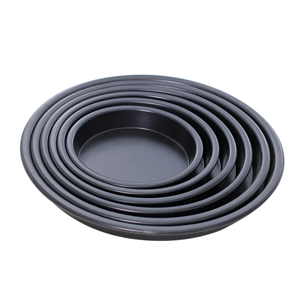 

5/7/8/9/12 Inch Non-Stick Pizza Pan Bakeware Carbon Steel Pizza Plate Round Deep Dish Pizza Pan Tray Mold Mould Baking Tools