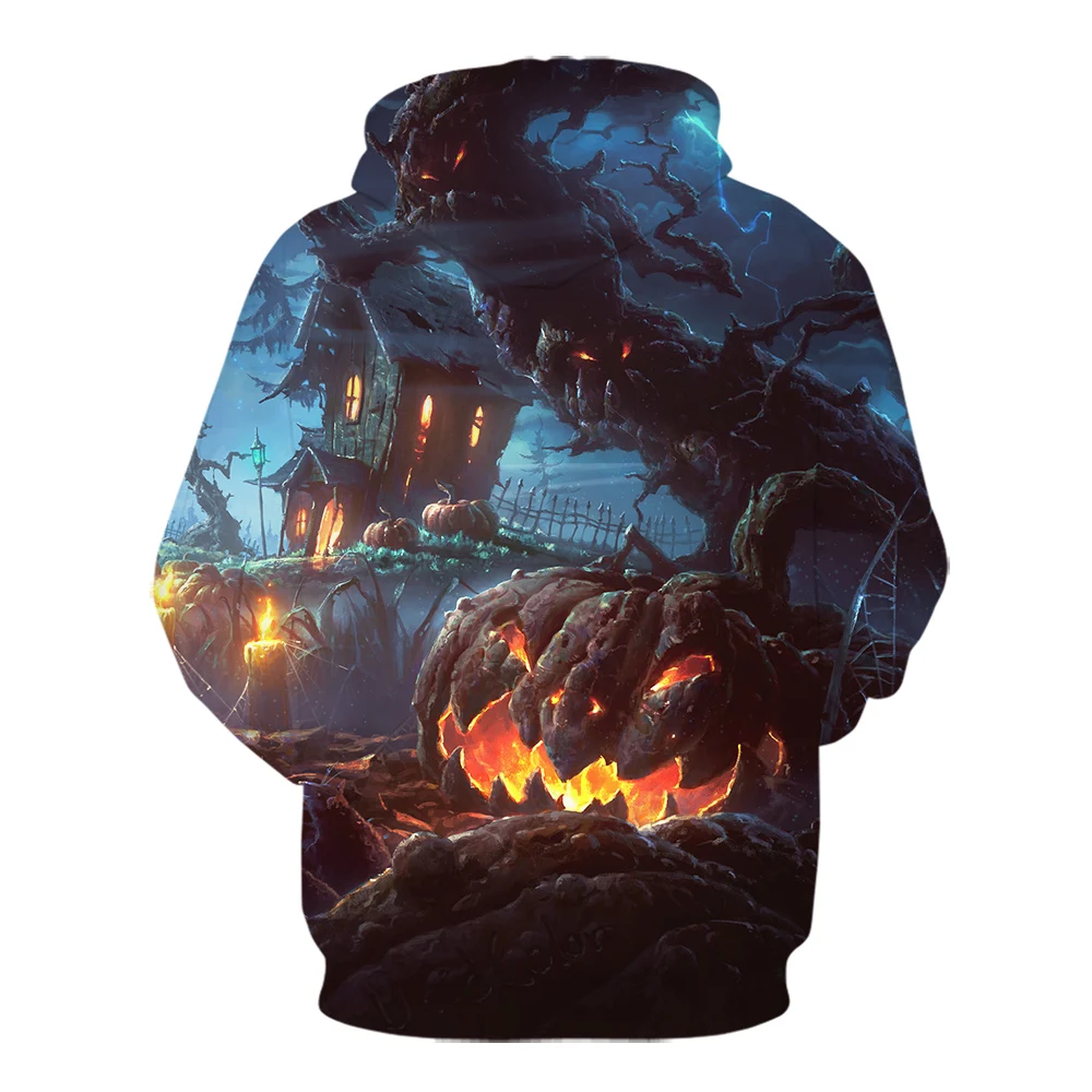 Джек Скеллингтон Толстовки с принтом Мужские толстовки костюмы изображением