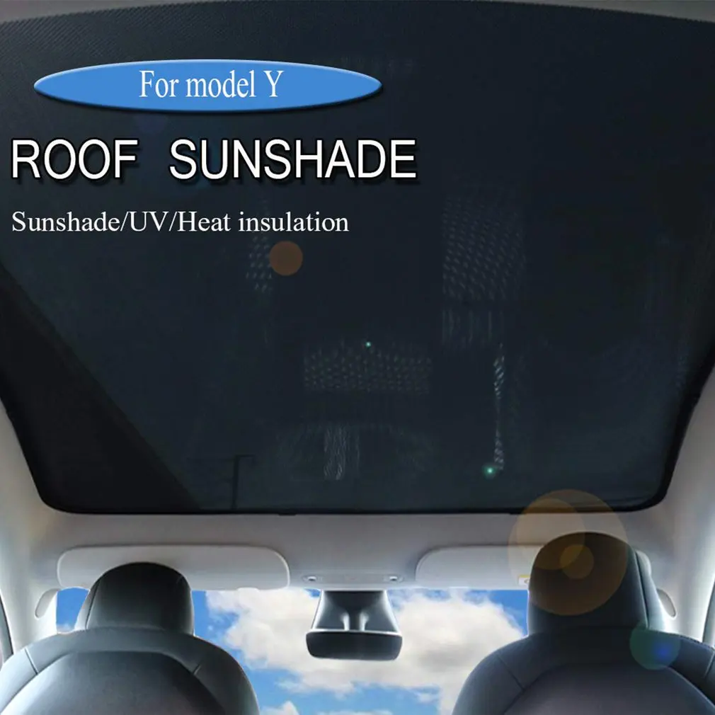 

Car Sunroof Sunshade Net Heat-insulating Ultraviolet Protection Sunshade Curtain Foldable And Durable Car Sunshade Cover
