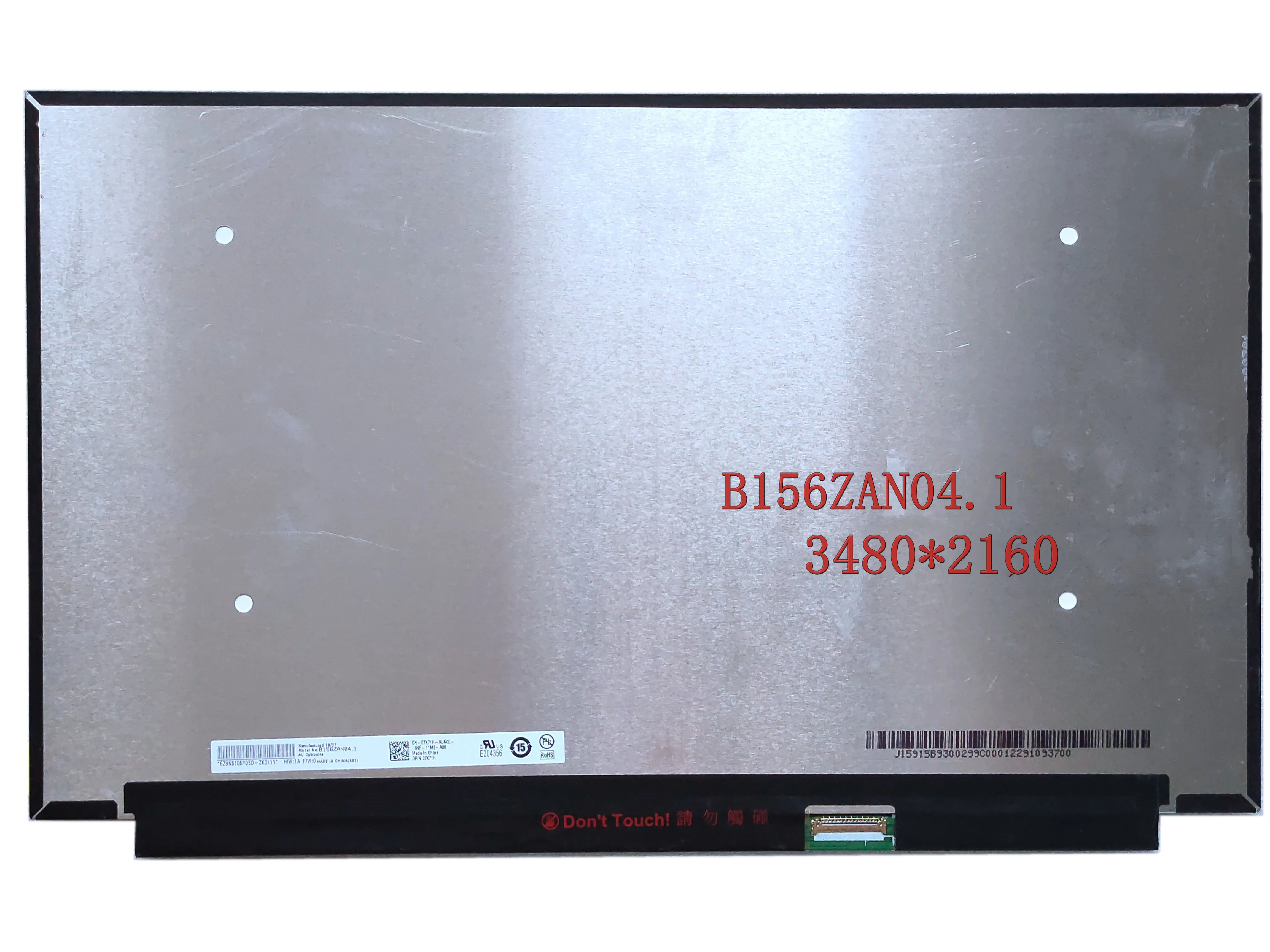 Online B156ZAN04.1 Panel Layar LED LCD Laptop IPS 4K 3840*2160 EDP 40PIN