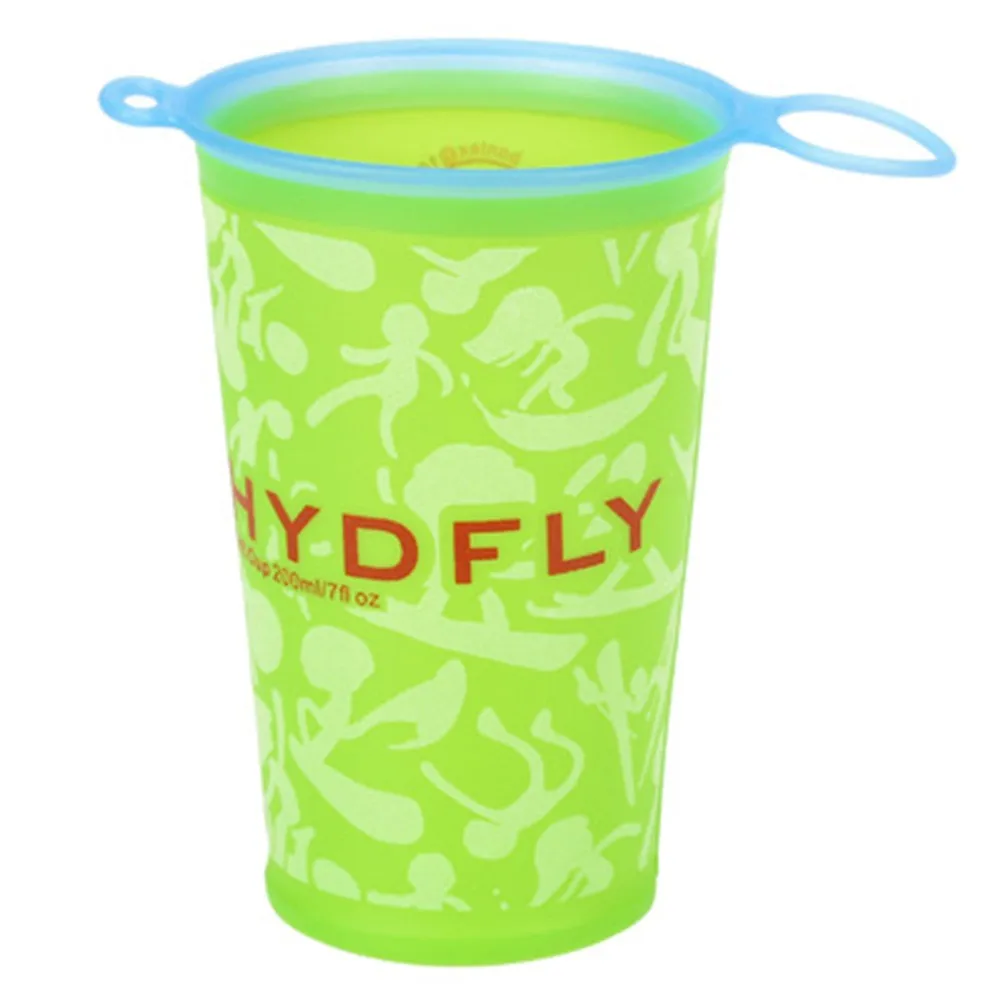 

200ml TPU Foldable Soft Water Cup Outdoor Portable Collapsible Bottle Bpa Free Running Marathon Special Circulating Water Cup