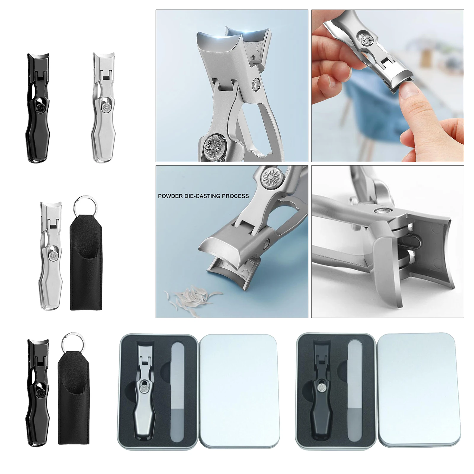 

Toenail Clippers Heavy Duty Stainless Steel Sturdy Wide Jaw Opening for Ingrown Toenail Thick Nails Women Adults Seniors