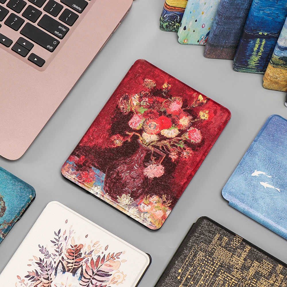 Ультратонкий умный чехол из искусственной кожи для Kindle 10th 2019 новый молодежный