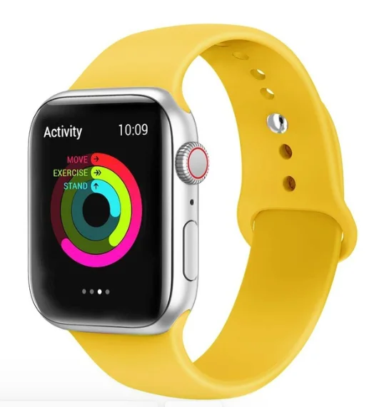 Ремешок для Apple Watch 5 4 3 2 1 42 мм 38 мм 24 цвета мягкий резиновый ремешок силиконовые спортивные полосы для Iwatch 5 4 3 40 мм 44 мм - Цвет ремешка: 21